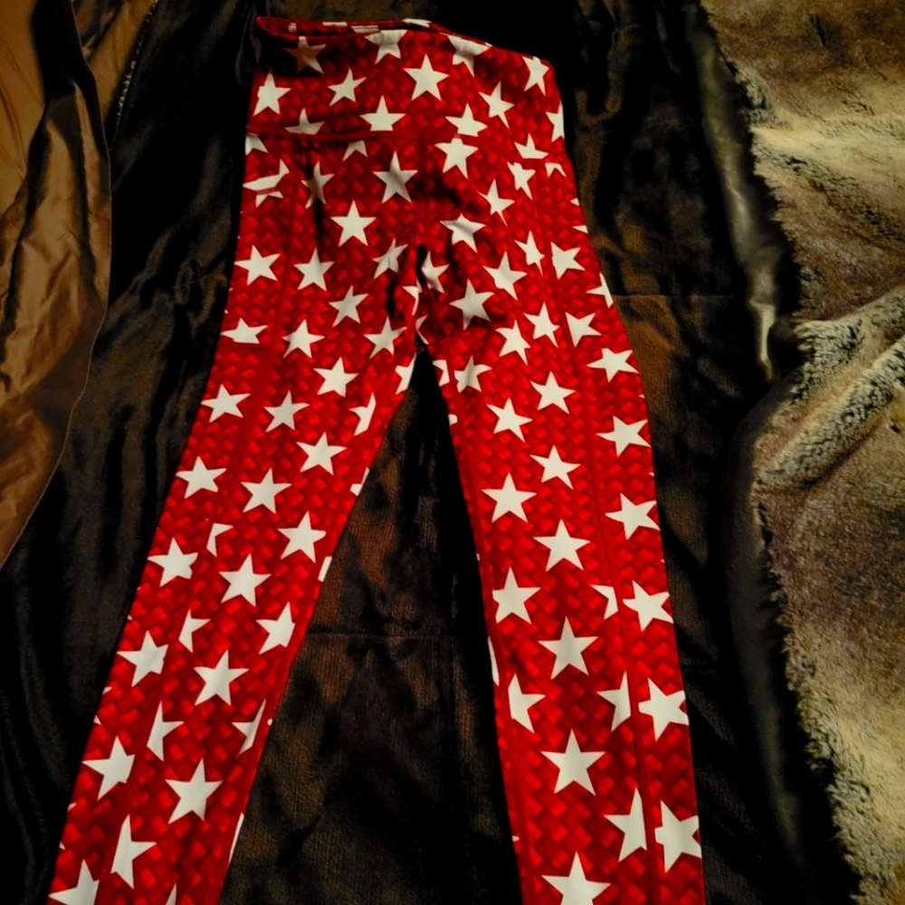 CVG Full Length Leggings - Red Star Struck